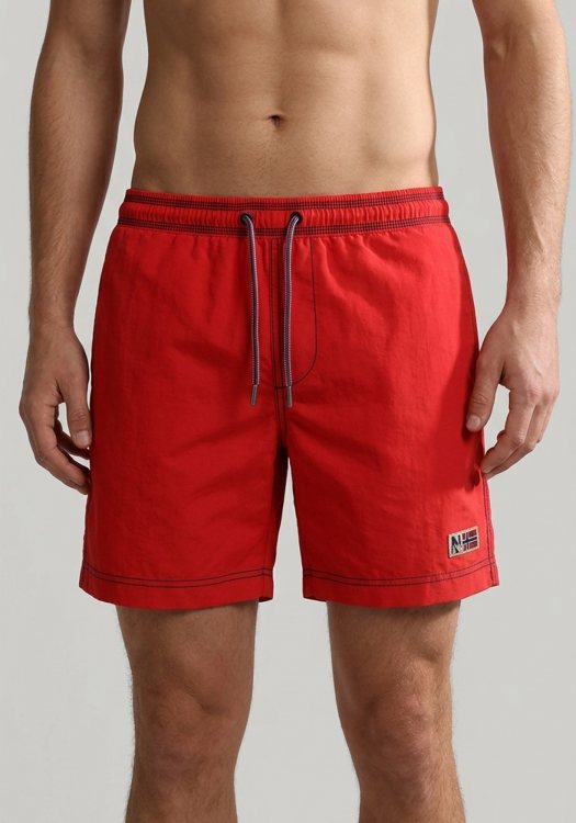 Napapijri Μαγιό Villa Solid - N0YGLYR47 Bright Red