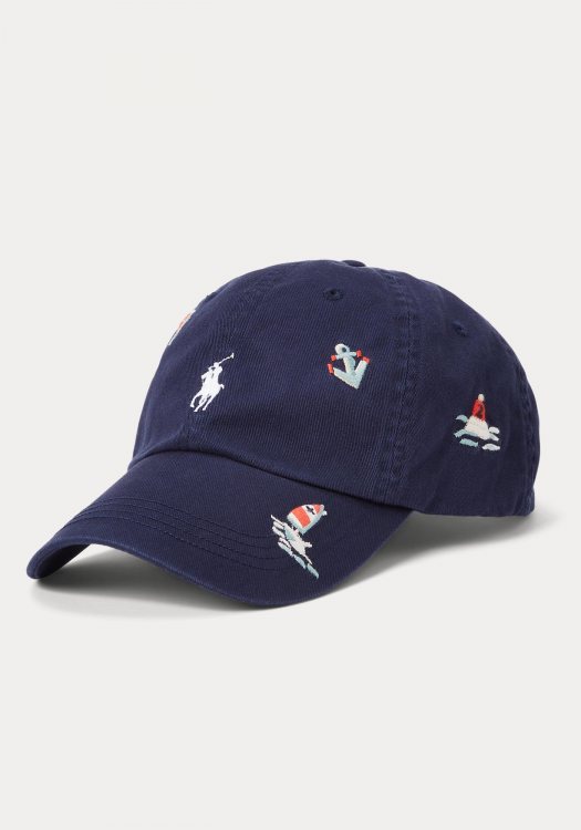 Polo Ralph Lauren Αθλητικό Καπέλο της σειράς Nautical Cap - 710900266 001 Newport Navy