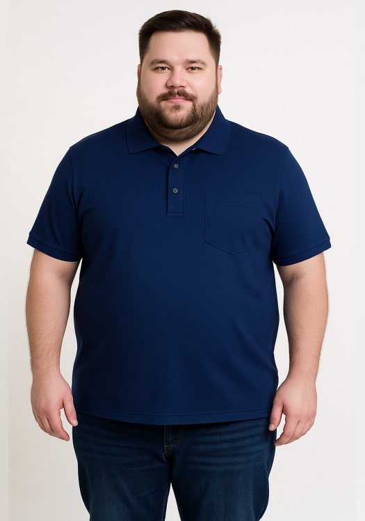 Nino Marini Polo Μπλούζα της σειράς Piqué - 82300 00230 Blue