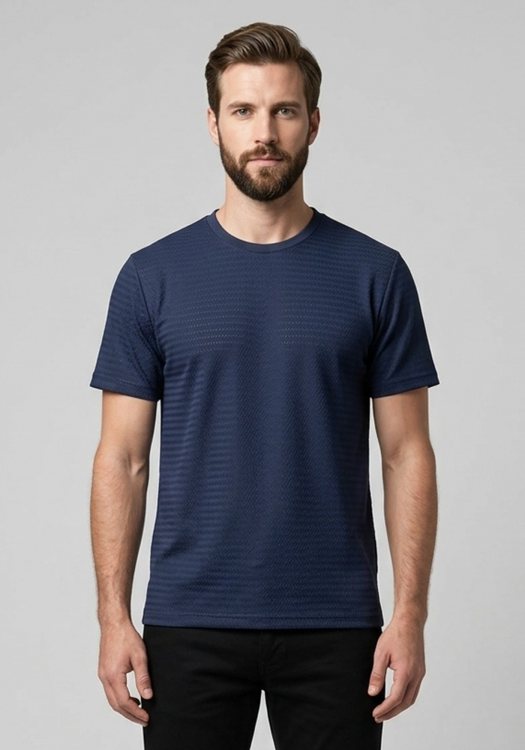 Nino Marini T Shirt Basic - 82152 00235 Blue