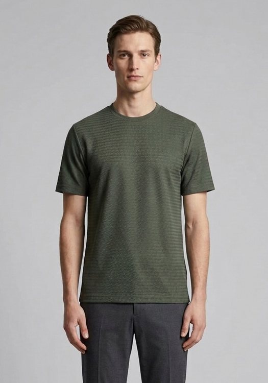 Nino Marini T Shirt Basic - 82152 00397 Khaki