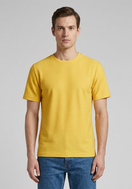 Nino Marini T Shirt Basic - 82152 00685 Yellow