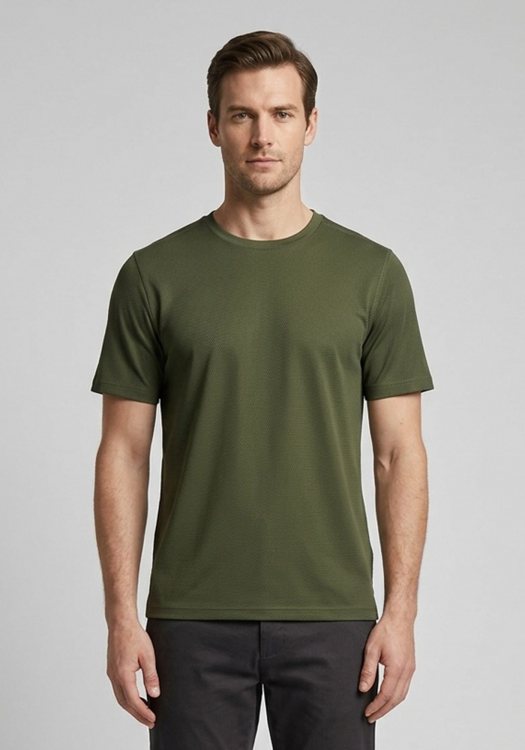 Nino Marini T Shirt Basic - 82155 00335 Khaki