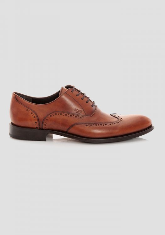 BOSS Shoes Δερμάτινα Oxford της σειράς Oxford - S5629 Cognac Aqua