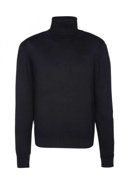 Schott Turtleneck Sweater - PLBEAL4  Black