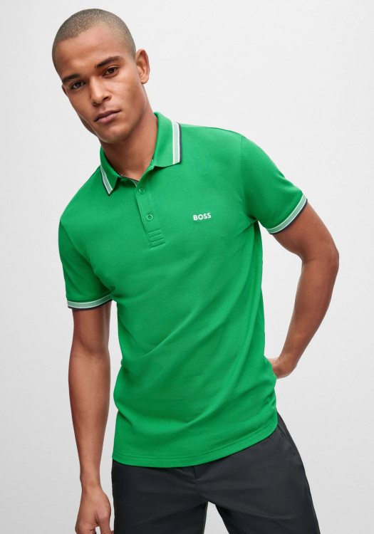 BOSS Polo Μπλούζα της σειράς Paddy - 50468983 342 Open Green