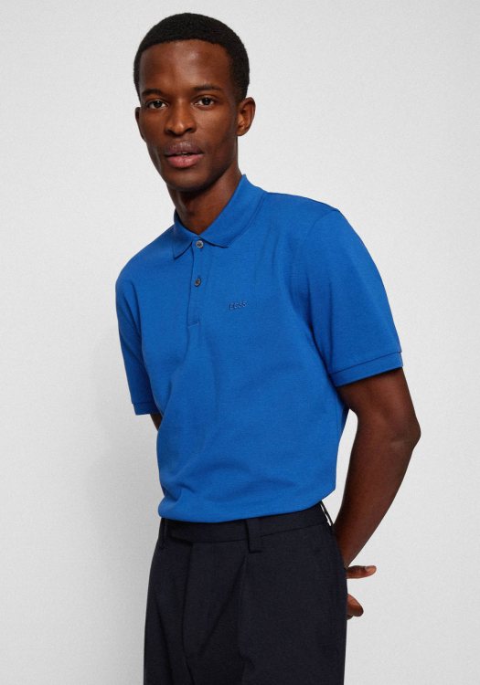 BOSS Κοντομάνικη Polo της σειράς Pallas - 50468362 429 Blue