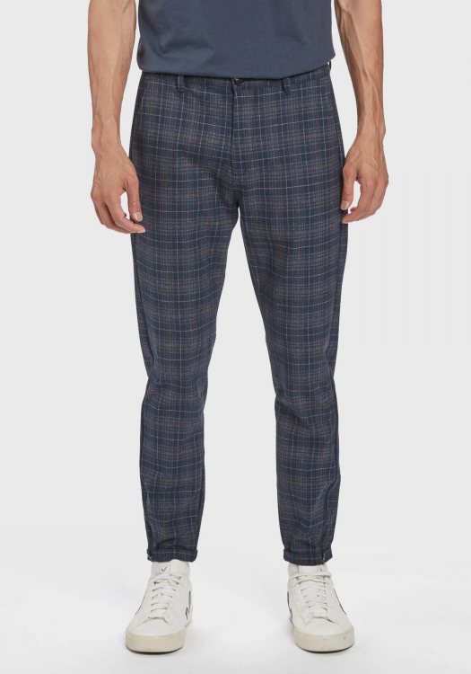 GABBA Pisa Παντελόνι της σειράς Folle - 10188 0588 Dark Navy Check