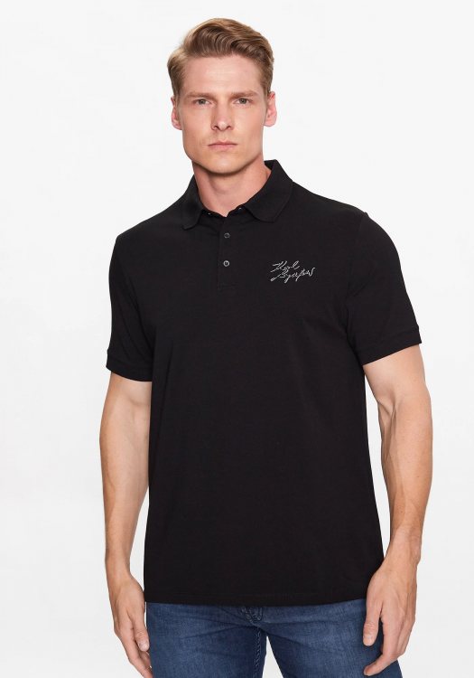 Karl Lagerfeld Polo Μπλούζα της σειράς Polo - 745019 532221 990 Black
