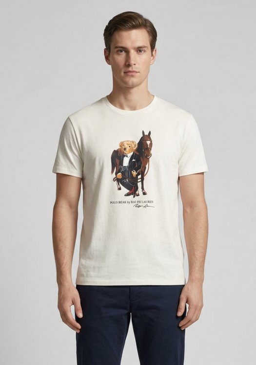 Polo Ralph Lauren Μπλούζα Polo Bear - 710P08093 003 White