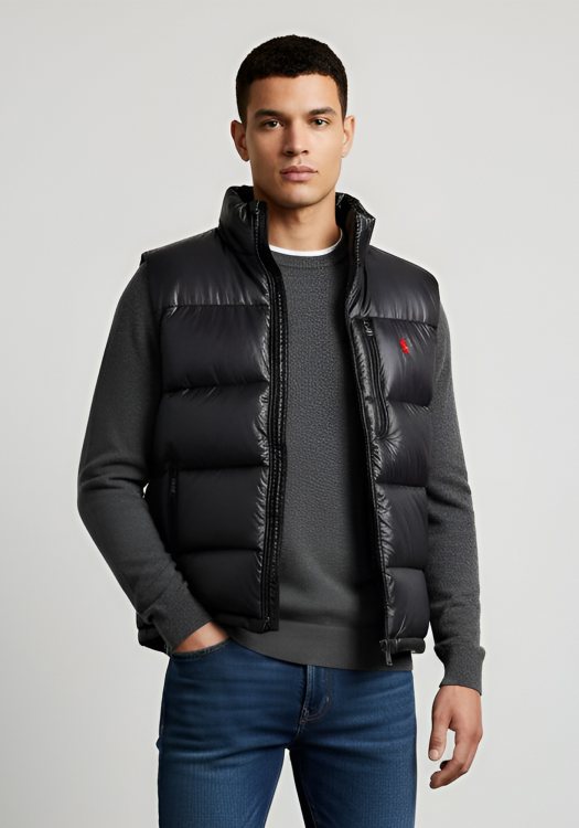 Polo Ralph Lauren Αμάνικο Μπουφάν της σειράς Ins - 710P06138 001 Black