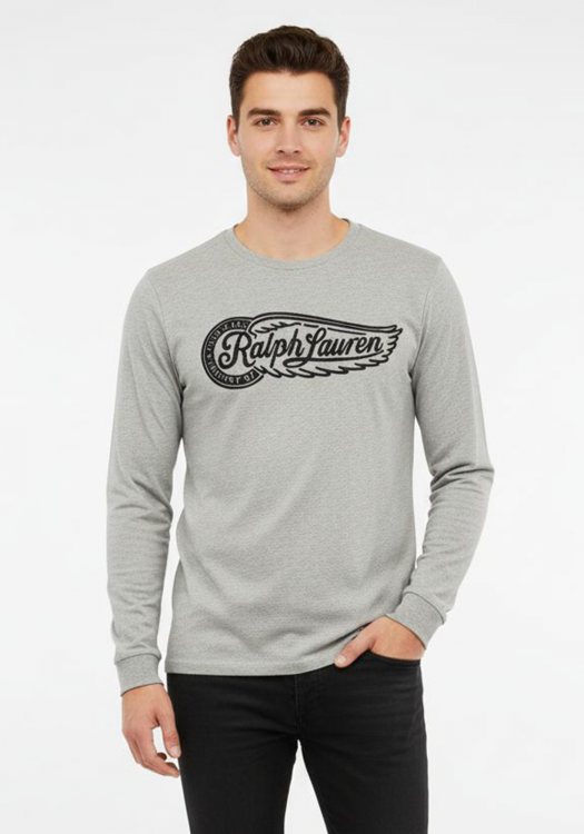 Polo Ralph Lauren Μπλούζα της σειράς Jersey - M16 LTNIH CCJ31 A5GSH Grey