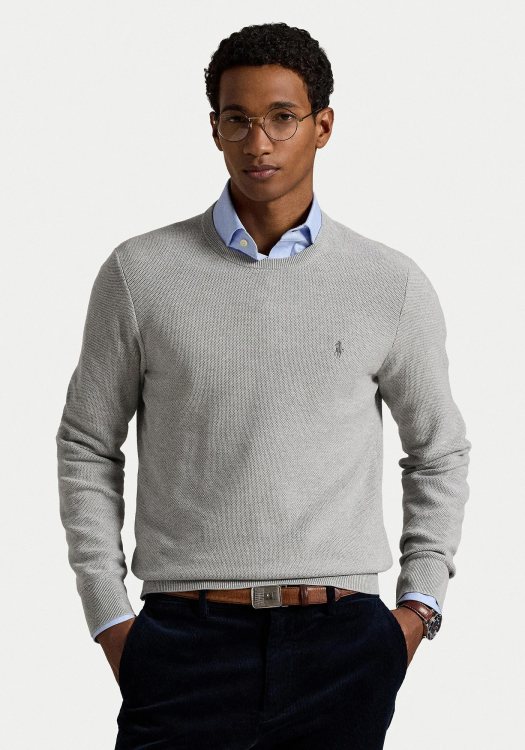 Polo Ralph Lauren Πλεκτή Μπλούζα της σειράς Jumper - 710918163 002 Grey