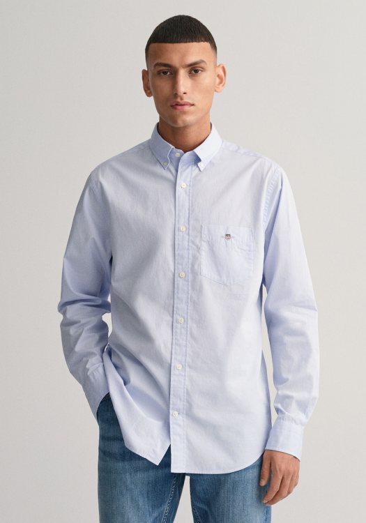GANT Πουκάμισο της σειράς Poplin - 3000100 455 Light Blue