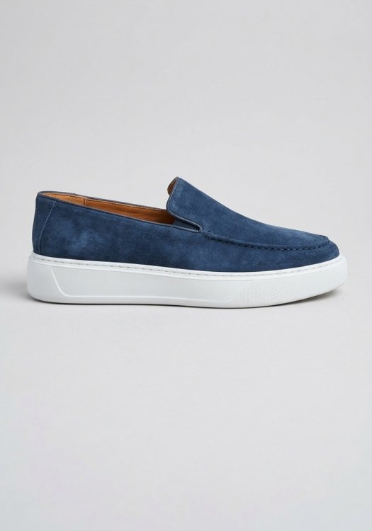 RIVIERA Shoes Suede Loafers - 2071OS Blue