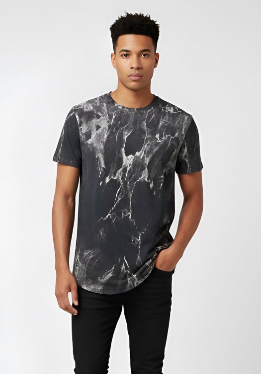 Religion T-shirt της σειράς Graph - MEMBF30 Grey Marble