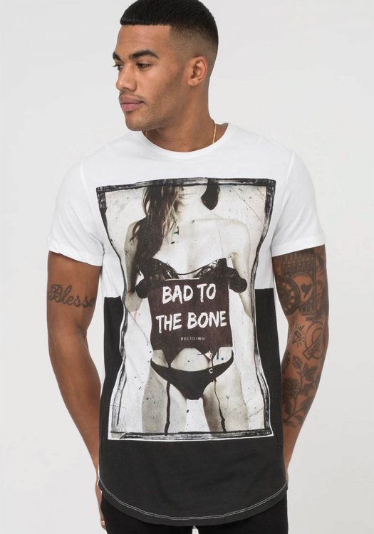 Religion T-shirt της σειράς Graph - mbbbf30 White