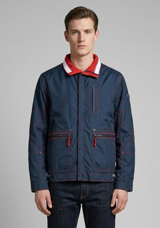 S4 Καλοκαιρινό Bomber Jacket διπλής όψεως της σειράς Duplicity - 70065 4175 821 Blue/ Red