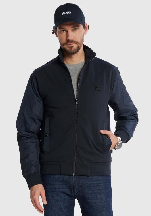 BOSS Ζακέτα της σειράς Shepherd 53 - 50508858 404 Dark Blue