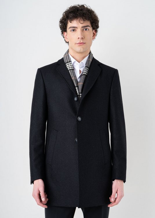 Fragosto Παλτό της σειράς Hank - FRC24 8288 021 001 Black Grey