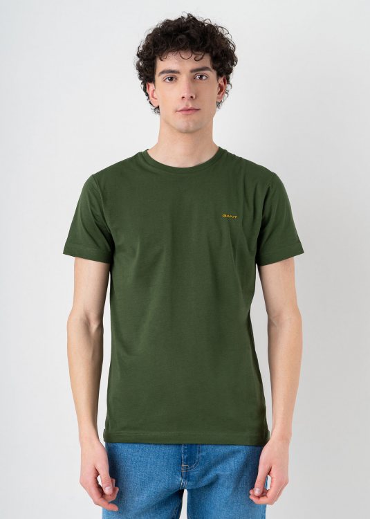 GANT Μπλούζα της σειράς Contrast Logo - 2013032 313 Pine Green