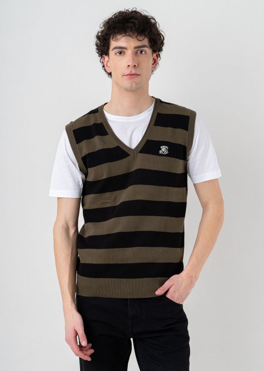 Tommy Hilfiger Αμάνικο Pullover της σειράς Slipover  - 0845398 Khaki