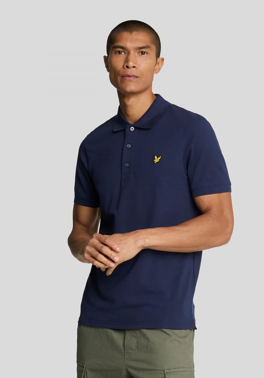 Lyle & Scott Polo Μπλούζα της σειράς Plain - SP400VOG Z99 Navy
