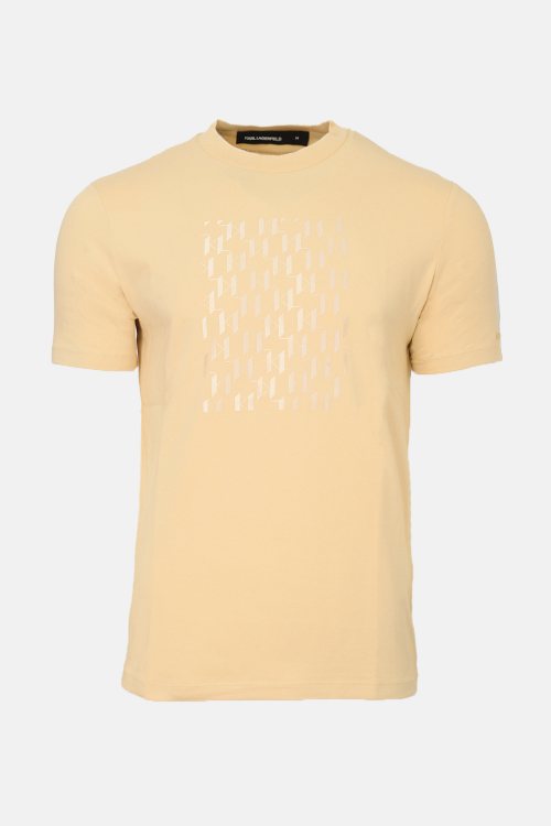 Karl Lagerfeld T Shirt της σειράς Crewneck - 755037 553235 420 Wood Ash