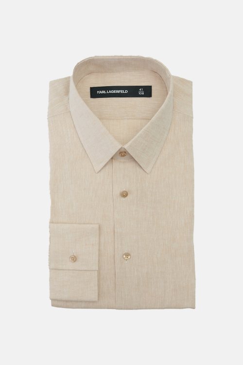 Karl Lagerfeld Πουκάμισο της σειράς Basic - 605000 552627 410 Sand