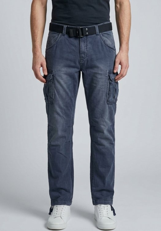 Schott N.Y.C. Παντελόνι Cargo - TRBATTLE70PK Indigo