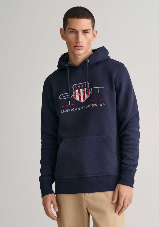 GANT Hoodie  της σειράς Shield - 2047082 433 Blue