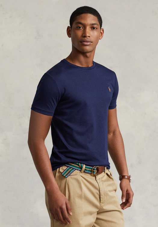 Polo Ralph Lauren Μπλούζα της σειράς Soft Cotton - 710740727 003 Navy