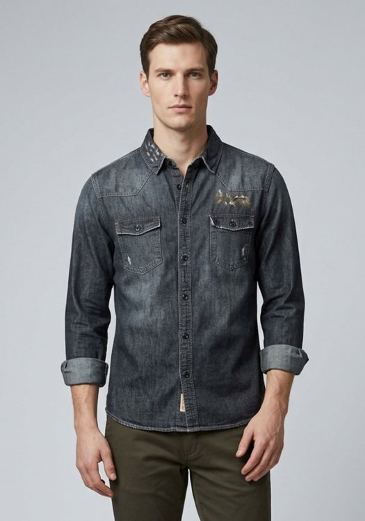 Staff Jeans & CO Πουκάμισο Fino - 61-009.030 N0000 Original