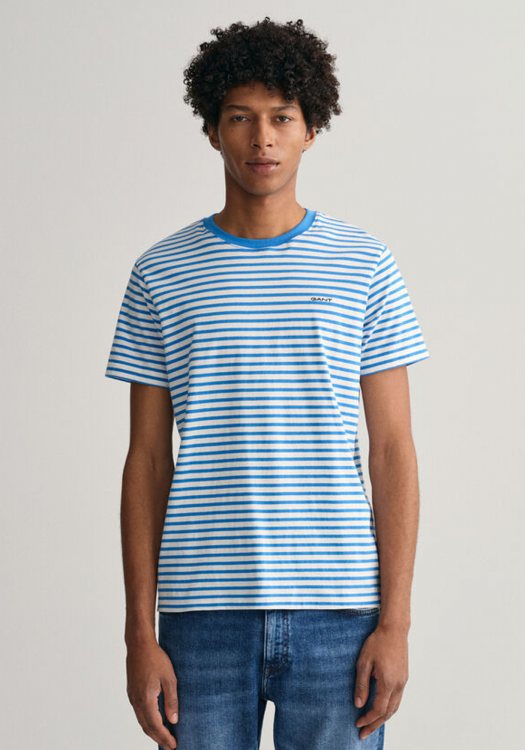 GANT Μπλούζα της σειράς Stripe - 2003164 471 Day Blue