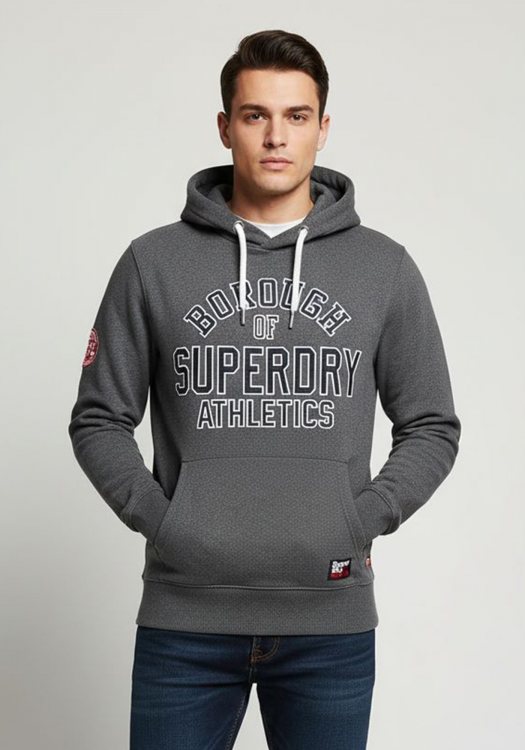Superdry Hoodie Kangaroo - M20032TR Grey