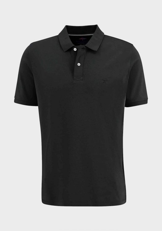Fynch Hatton Polo Μπλούζα της σειράς Supima Cotton - 1313 1511 999 Black