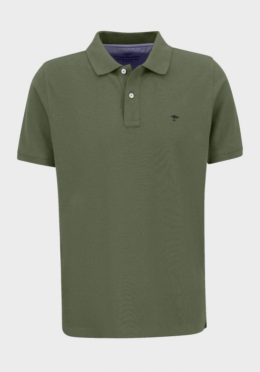 Fynch Hatton Polo Μπλούζα της σειράς Supima Cotton - 1313 1700 701 Dusty Olive