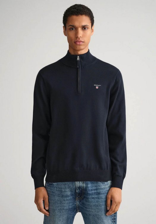 GANT Half Zip της σειράς Sweater - 8030555 433 Evening Blue