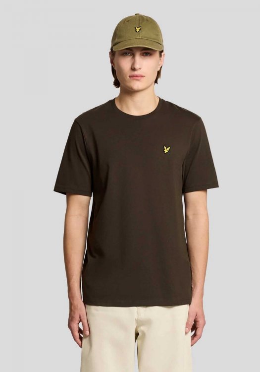 Lyle & Scott  T Shirt Basic - TS400VOGT Y176 Ebony