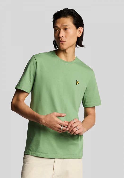 Lyle & Scott T Shirt της σειράς Plain - TS400VOG X576 Smoke Green