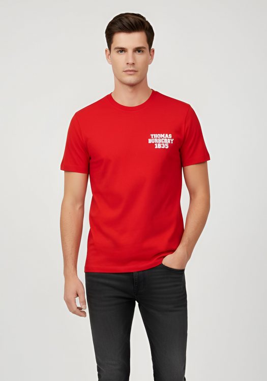 Thomas Burberry Μπλούζα της σειράς Teji - 22608 12759 5024 Red