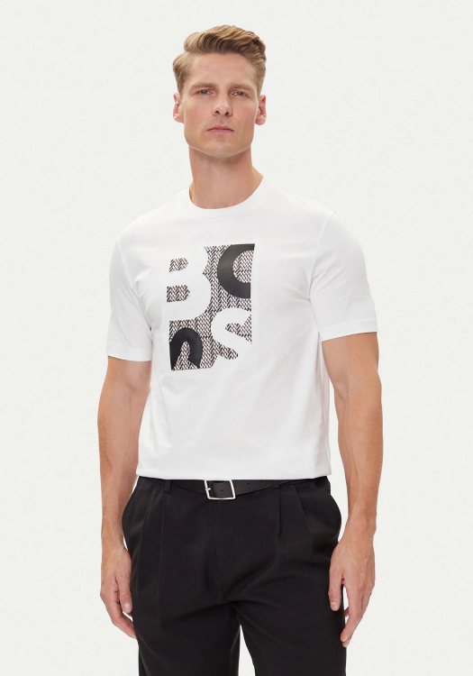 BOSS T-shirt της σειράς Thompson - 50543901 100 White
