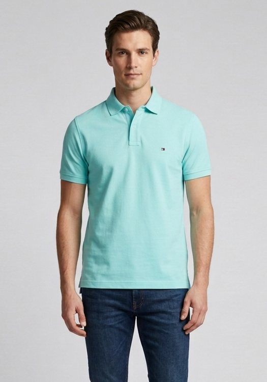 Tommy Hilfiger Μπλούζα Polo - 0853519669 0848967 443 Light Blue