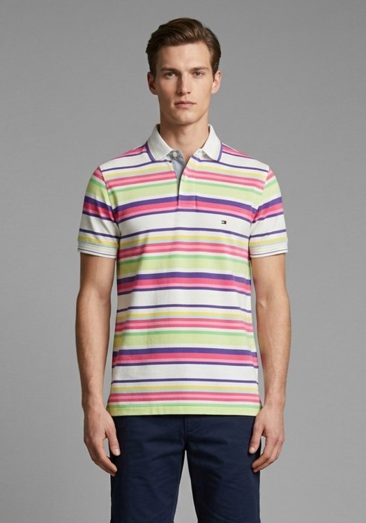Tommy Hilfiger Μπλούζα Polo - 0883522072 0475292 100 Multi Stripe