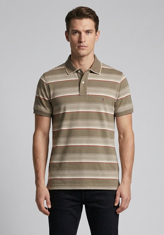 Tommy Hilfiger Μπλούζα Stripe - 0883519635 0852478 246 Grey