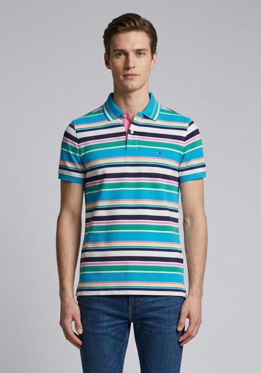 Tommy Hilfiger Μπλούζα Stripe - 0883523610 0715220 444 Multi Stripe