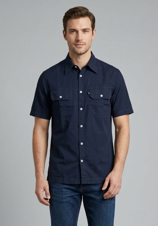 Trussardi Jeans Πουκάμισο Basic - 524153 149 Blue