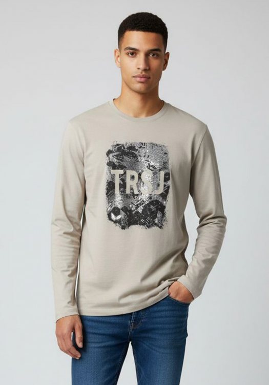 Trussardi Jeans Μπλούζα της σειράς Oakes - 523331 04 Dark Beige