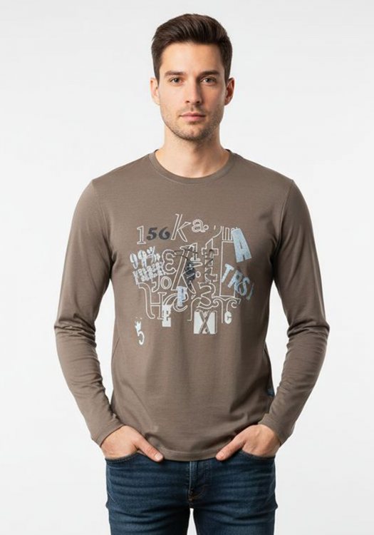 Trussardi Jeans Μπλούζα της σειράς Oakes - 523361 37 Brown