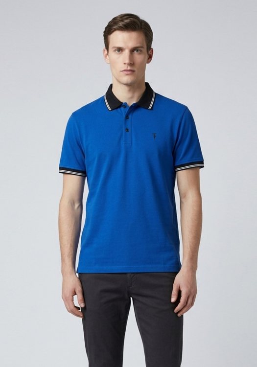 Trussardi Μπλούζα Polo - 52T91 46 Blue